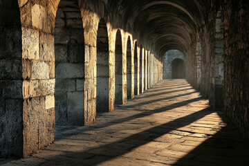 Obraz premium Roman aqueduct.