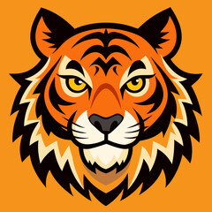 tiger head vector