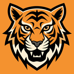 tiger head vector