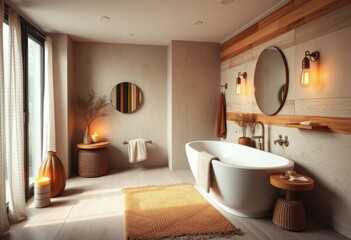 Modern serenity a tranquil bathroom oasis