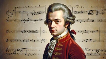 Assumed Portrait of Wolfgang Amadeus Mozart