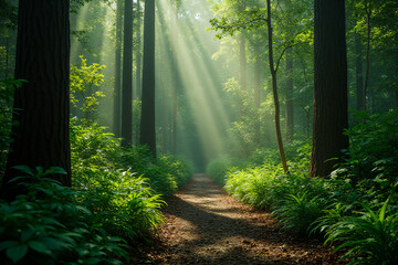 vegetation thrives tropical forests outdoors amidst woodland environments naturally