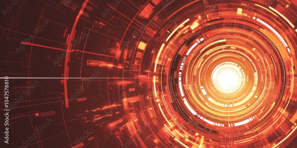 Wall mural dynamic abstract background featuring dark red and orange hues for a modern tech startup website lay