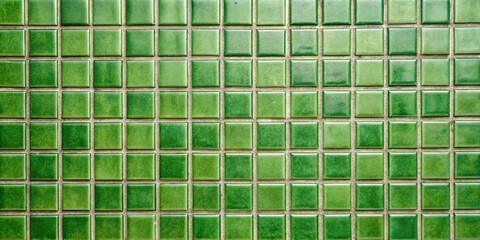 Green Square Tile Wall, Abstract Texture , Background , tiles, pattern, mosaic, green