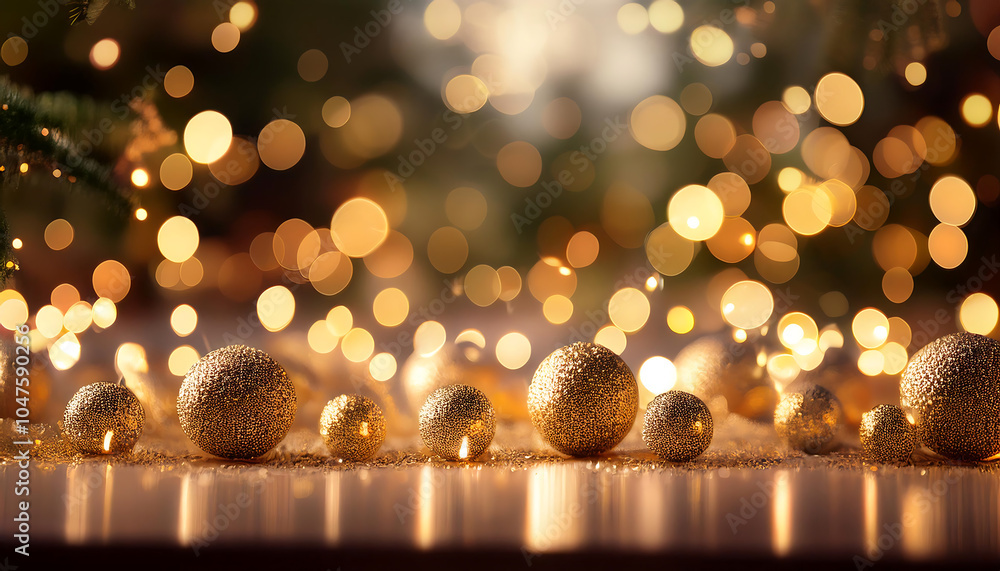 Poster glitter lights shine on a festive holiday scene with subtle sparkle and shimmering effect. _1(362)