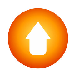 up arrow icon vector simple design for direction
