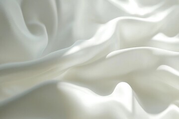 Obraz premium Abstract Draped White Fabric Texture