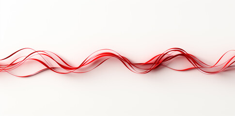 Abstract red wave background