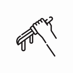 crime knife murder icon sign vector