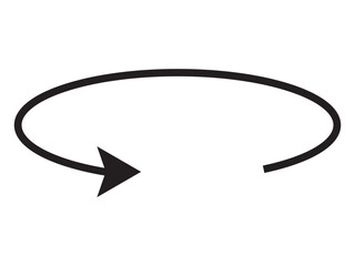 Fototapeta premium Round and Rotation arrow icon with angle 45, 90, 180, 360 degrees vector illustration. angles of turn swivel icon 45 to 360 degrees icon.