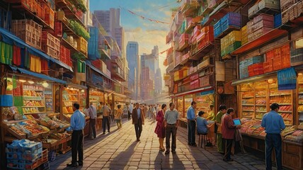 Free Photo New economy and green environmentally sustainable practices, highlighting innovative recycling method Background