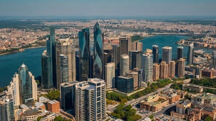 Obraz premium Free Photo New economy and green environmentally sustainable practices, highlighting innovative recycling method Background