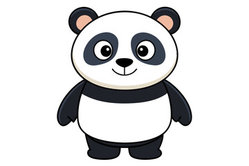 Panda cartoon vector