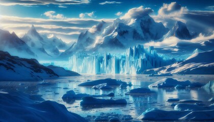 iceberg in polar regions