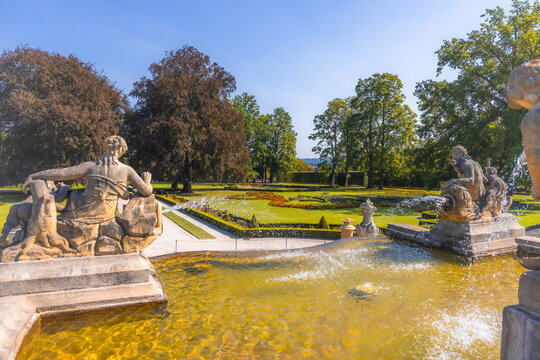 Historische und architektonische Aspekte von Schlossgarten Krumau in Tschechien  weltkulturerbe
