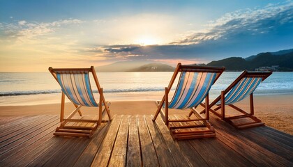 Fototapeta premium sunset on the beach