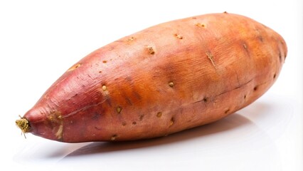 Sweet potato isolated on white background