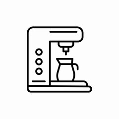 coffee machine icon sign vector