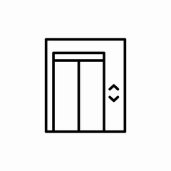 elevator lift icon sign vector