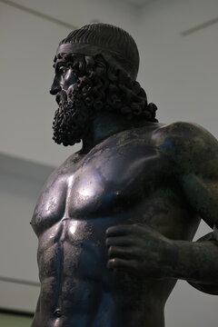 bronzi di riace, bronzo, calabria, museum, italy