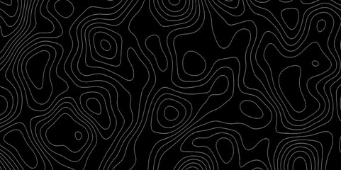 Fototapeta premium Topographic map in contour line light topographic topo contour map and ocean topographic line map. Natural printing illustrations of maps. Geographic mountain relief. Contour maps.