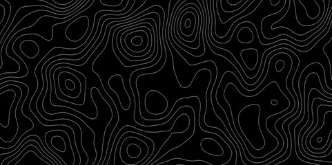 Fototapeta premium Topographic map in contour line light topographic topo contour map and ocean topographic line map. Natural printing illustrations of maps. Geographic mountain relief. Contour maps.