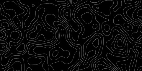Fototapeta premium Topographic map in contour line light topographic topo contour map and ocean topographic line map. Natural printing illustrations of maps. Geographic mountain relief. Contour maps.