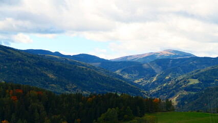 Blick ins Otterthal und auf das Stuhleck, Semmering Region