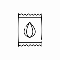 cocoa package icon sign vector