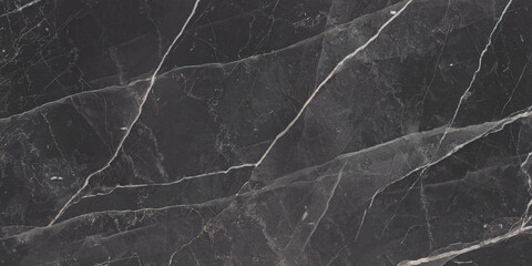 Dark High Gloss Marble Texture Background With Natural Italian Slab Marble Texture using For Interior Floor And Wall Design And Ceramic Granite Tiles Surface.