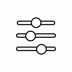 music mixer icon sign vector