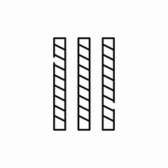 sweet pipes icon sign vector