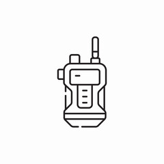 walkie talkie icon sign vector