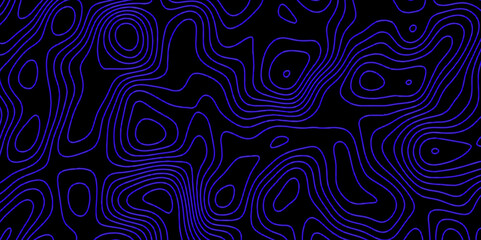 Obraz premium Topographic map in contour line light topographic topo contour map and ocean topographic line map. Natural printing illustrations of maps. Geographic mountain relief. Contour maps.