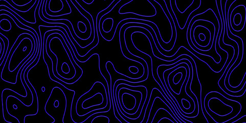 Fototapeta premium Topographic map in contour line light topographic topo contour map and ocean topographic line map. Natural printing illustrations of maps. Geographic mountain relief. Contour maps.