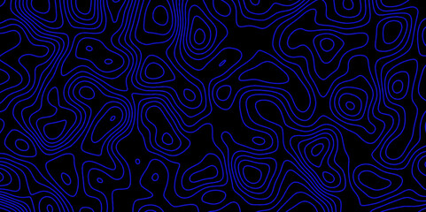Fototapeta premium Topographic map in contour line light topographic topo contour map and ocean topographic line map. Natural printing illustrations of maps. Geographic mountain relief. Contour maps.