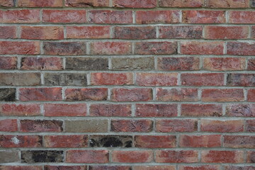 New red brick wall background