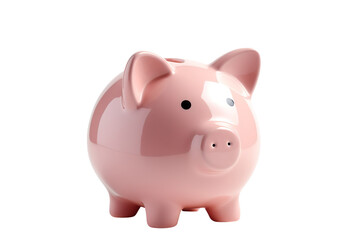 Piggy Bank isolated on transparent background