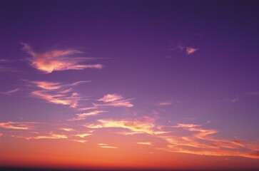 Beautiful romantic sunset background