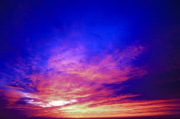 Beautiful romantic sunset background