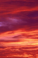 Beautiful romantic sunset background