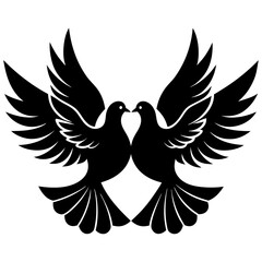 Obraz premium The design has a symmetrical style vector art illustration