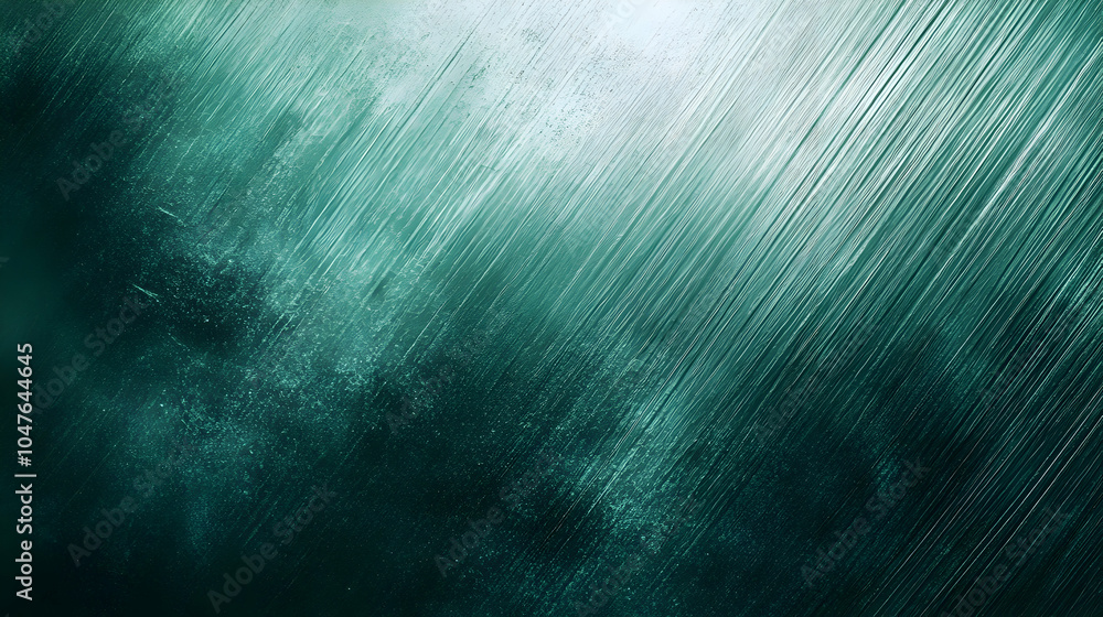 Poster elegant green gradient background: a sophisticated brushed metal texture in a green gradient, ideal 