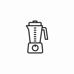blender kitchenware icon sign vector