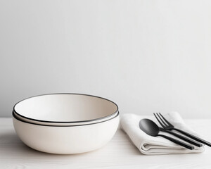 Versatile dining set ceramic bowls white color for every occasion