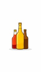 Cartoon Beer Bottles 