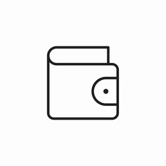 wallet money icon sign vector