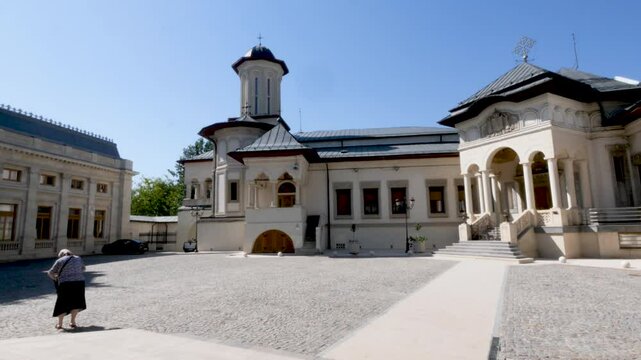 Bucharest, Romania,2024,july,6 th,view of the Dealul Mitropoliei hill