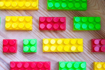Bunte Bausteine für Kinder, Kinderspielzeug, Spaß und Spiel