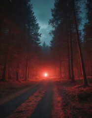 Obraz premium fire in the forest